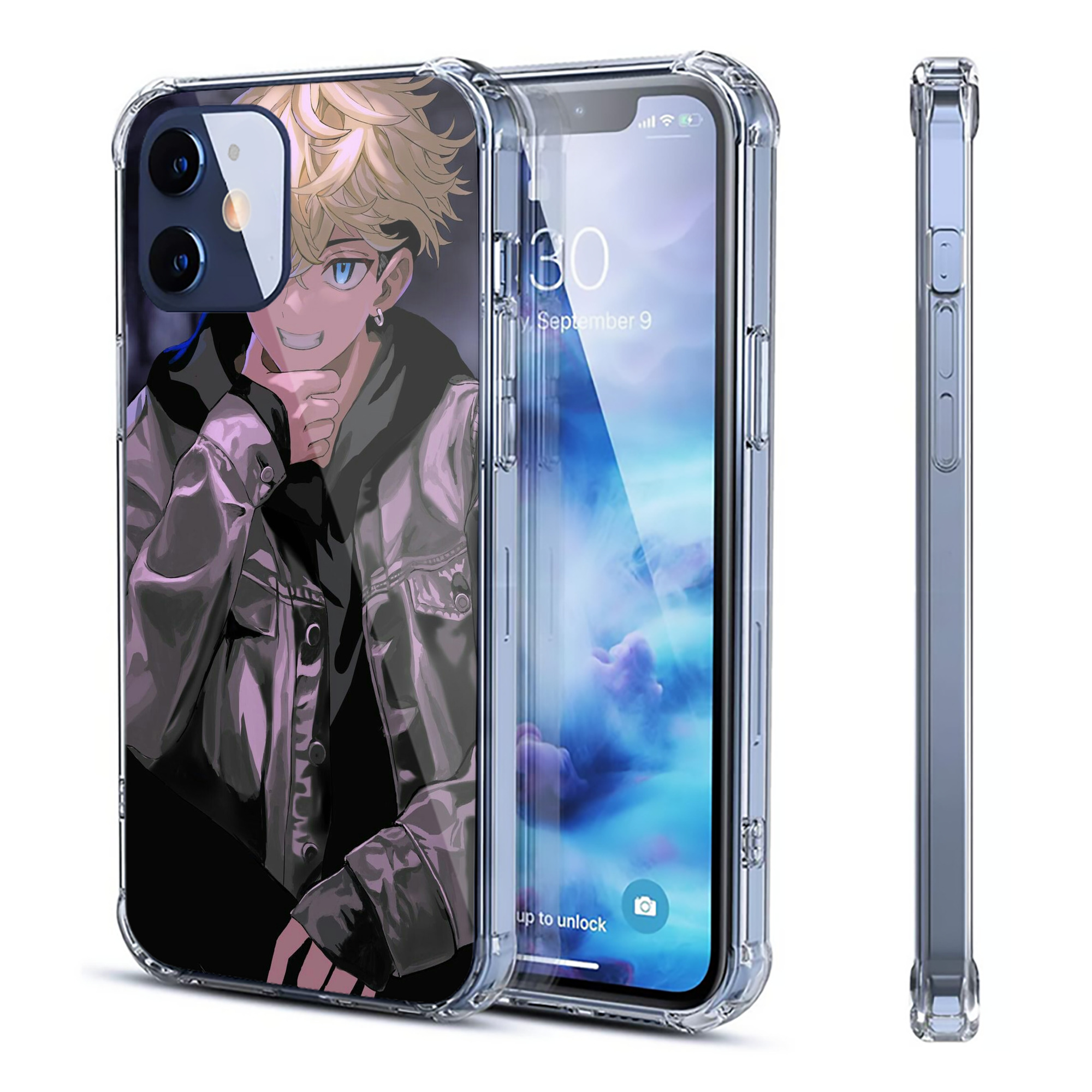 （画像用） 東京リベンジャーズ Tokyo Revengers 【iPhone 12シリーズ対応】透明スマホケース（クリアソフトケース）